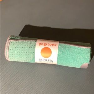 Manduka Aqua-green Yogitoes Skidless Towel